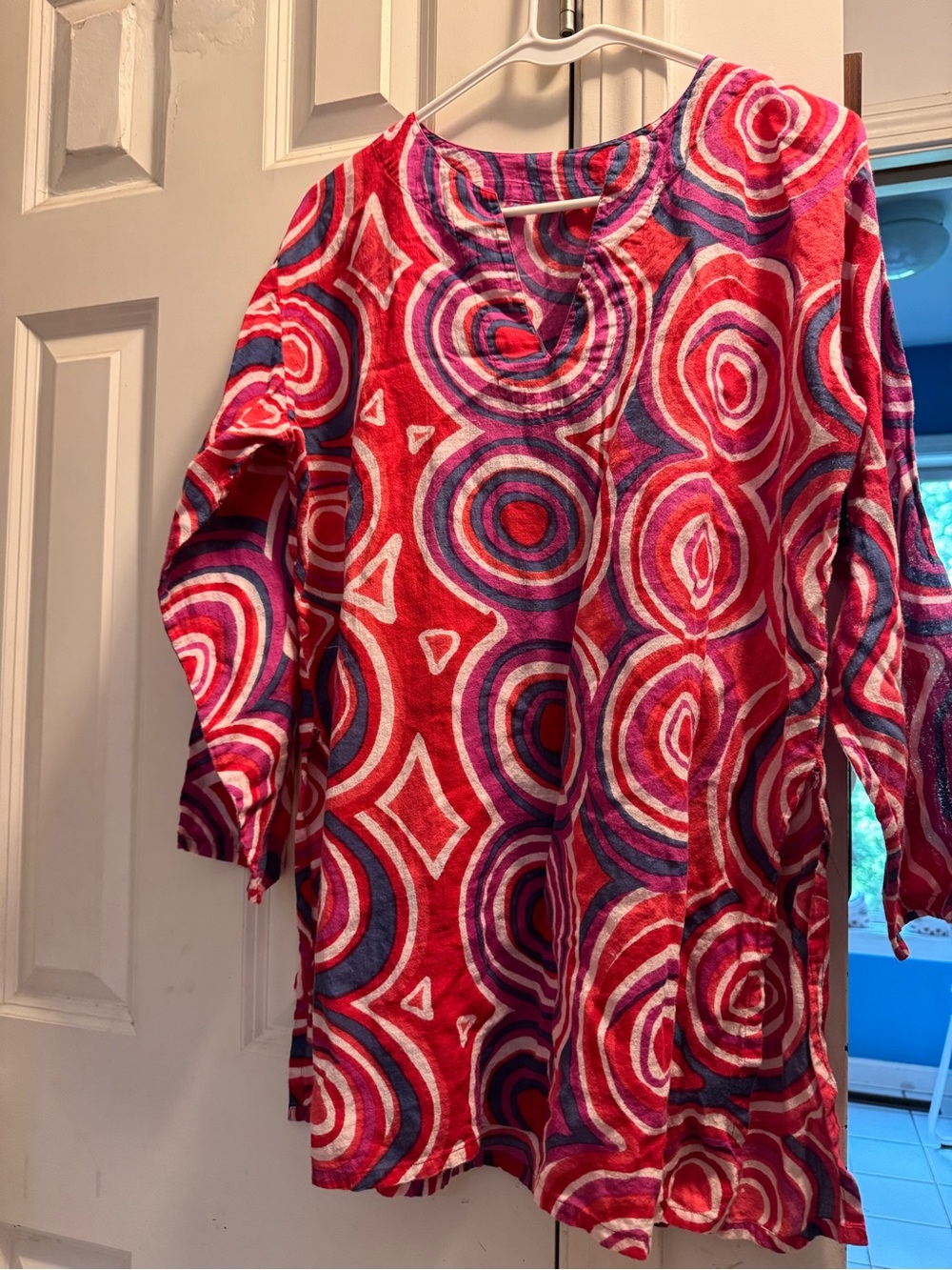 Women's Multi Colored Tunic Top Size XL